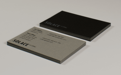 Case study: high quality duplexed business card design