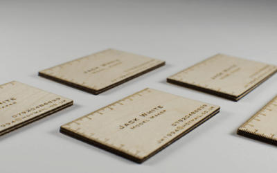 Case study: wooden business cards