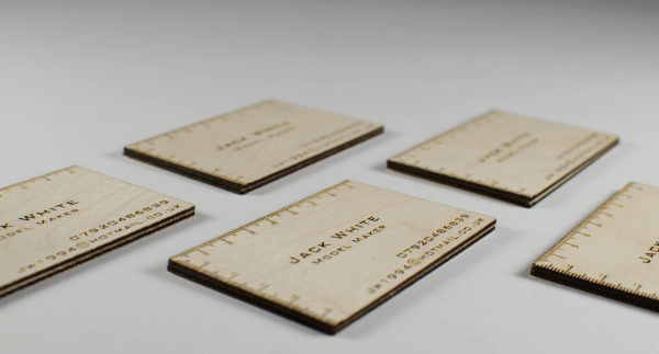 Case study: wooden business cards