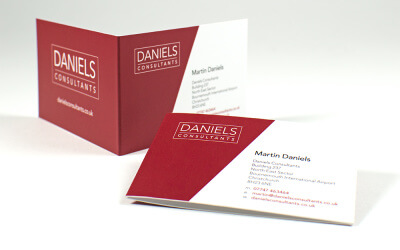 Folded business cards are awesome customer brochures