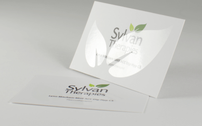 Case study: silk leaflets and spot UV business cards