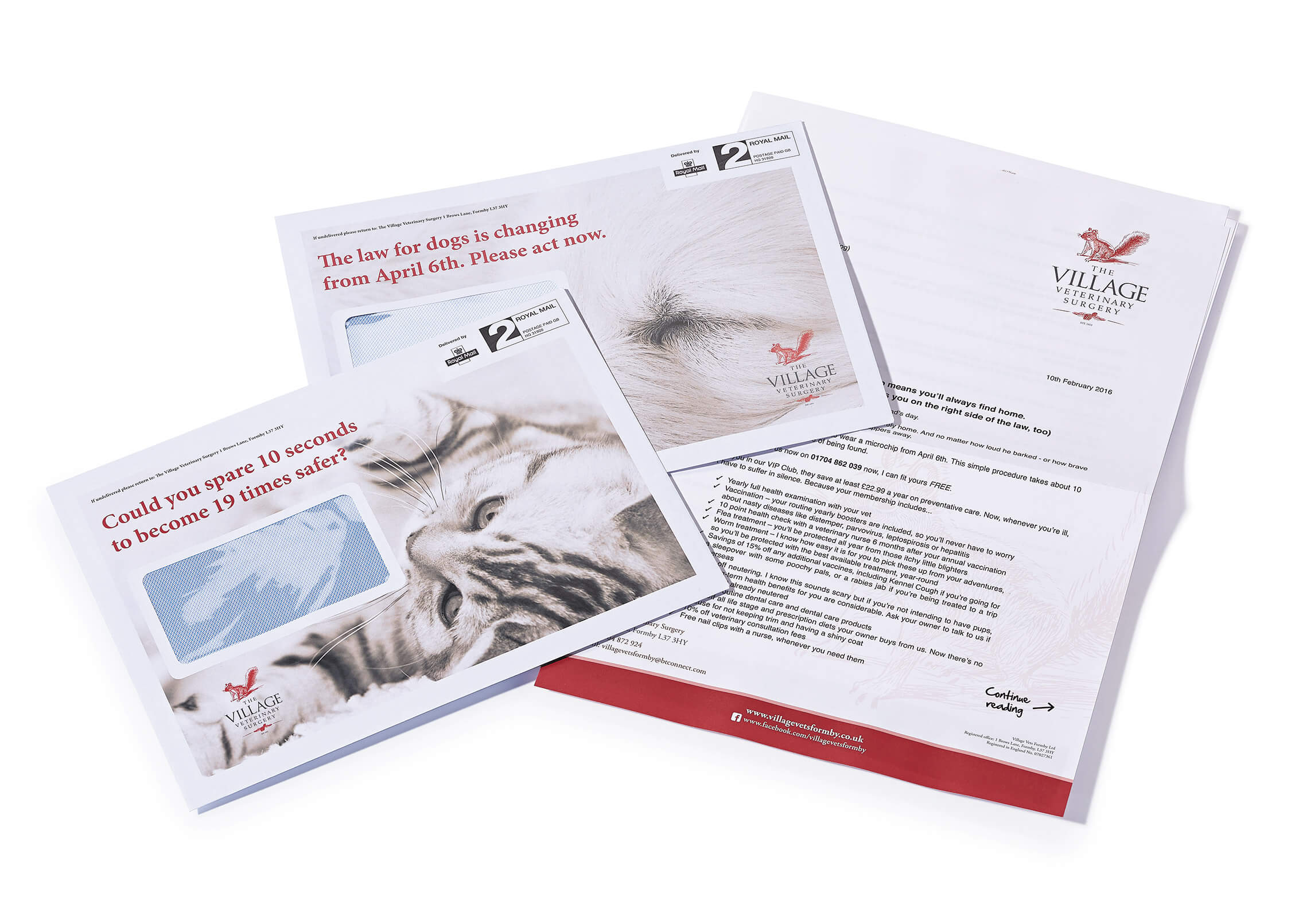 Direct mail marketing for veterinary practice