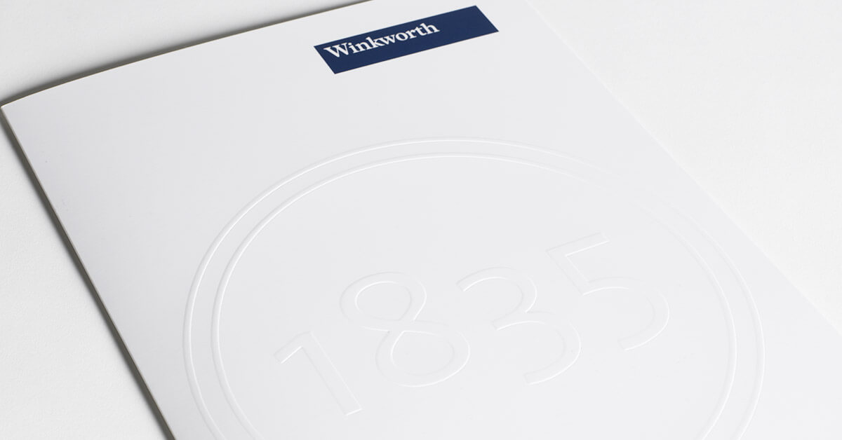 Glossary Blind Embossing (a printing term)