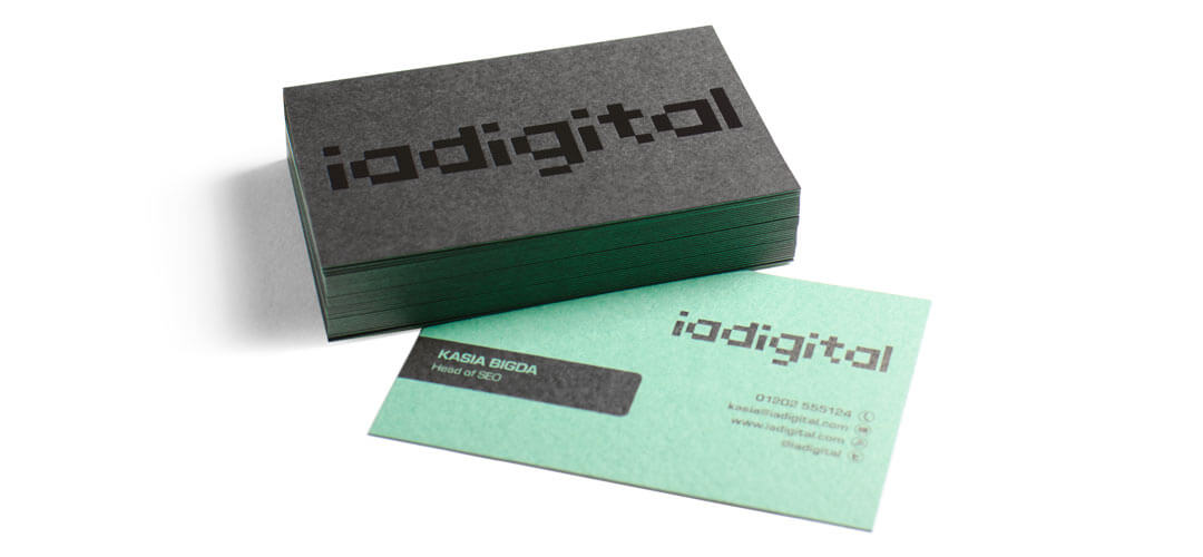 Print company project: IA Digital Duplex Business Cards