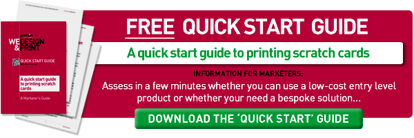 Download a quick start guide to scratch card printing