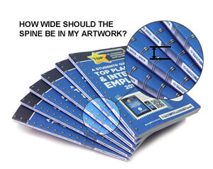 Brochure design tip: calculating brochure spine width