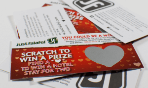 printed scratch cards