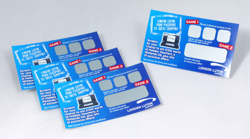 Printing scratch cards – A win : win for our business and your customers