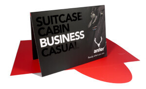 Printed presentation folders for Antler - Spot UV/ Matt Laminated