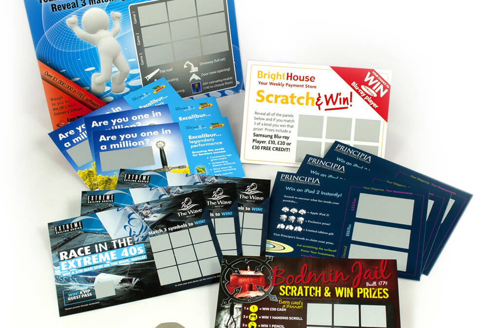 In business everyone wins with scratch card printing