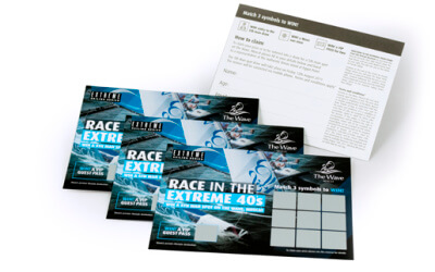 Exhibitions, trade shows and scratch cards – a winning combination