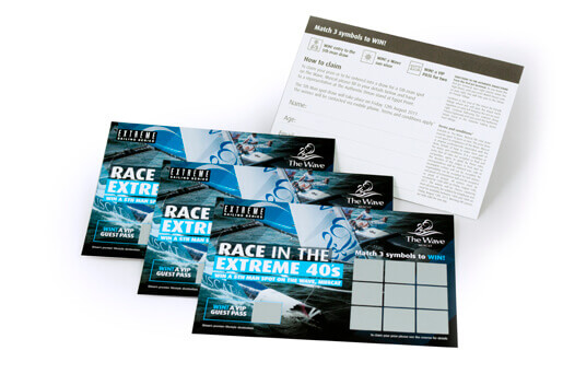 Exhibitions, trade shows and scratch cards – a winning combination