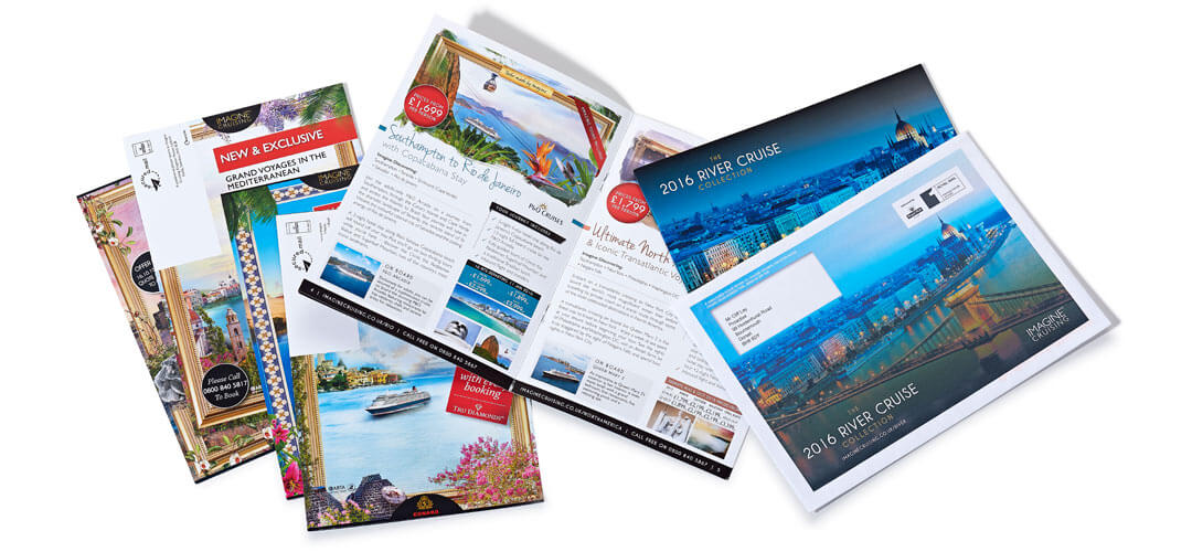 Print company project: Imagine Cruising printing and direct mail