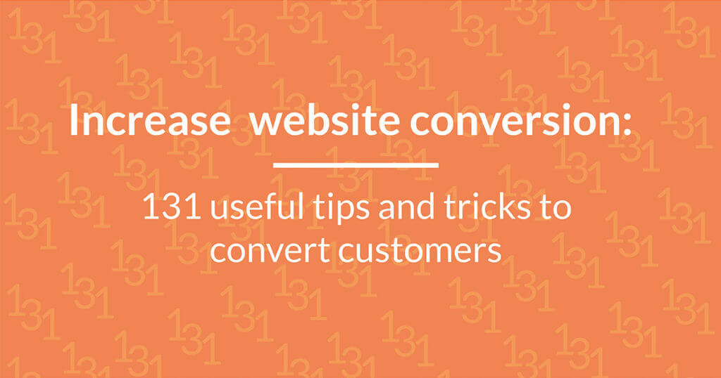 Increase website conversion