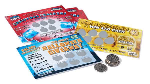 scratch card marketing - amusement arcade scratch cards