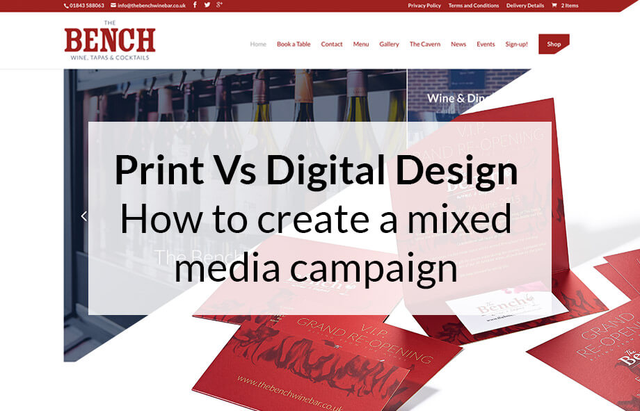 Print vs Digital: How to design mixed media marketing campaigns