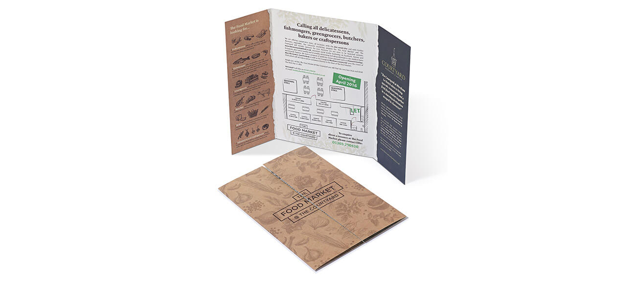 Artisan food company brochure