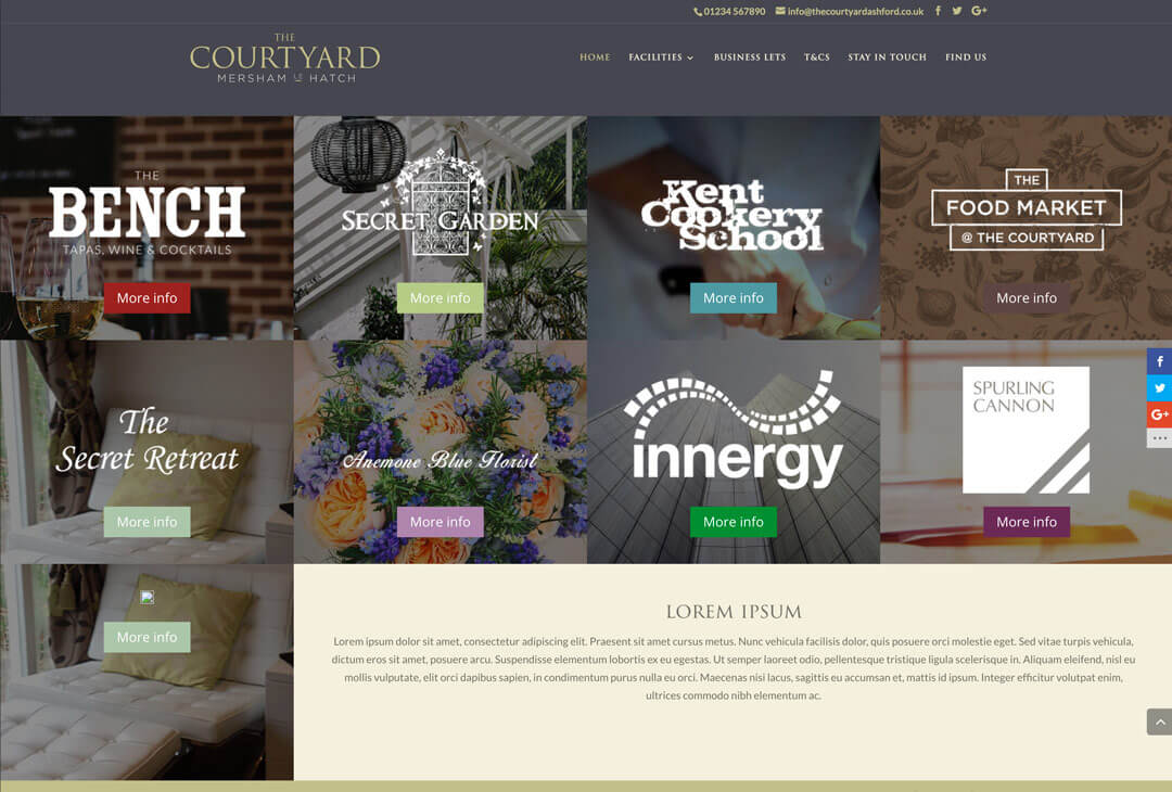 The Courtyard - homepage