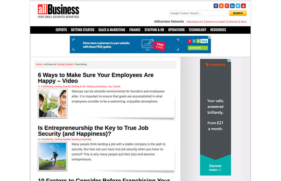 Franchise Marketing Blogs All Business