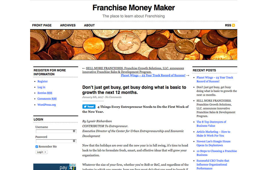 Franchise Marketing Blogs The Franchise Money Maker