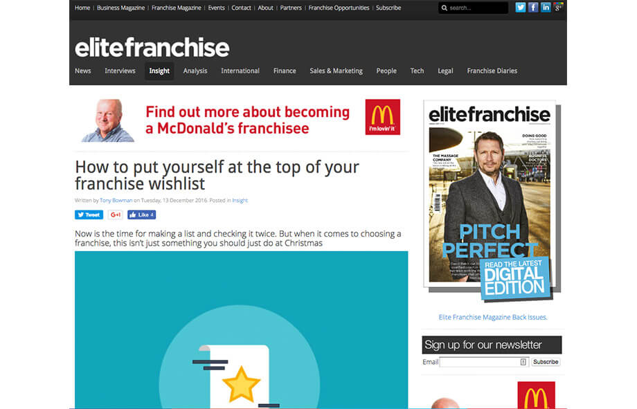 Franchise Marketing Blogs Elite Franchise Magazine