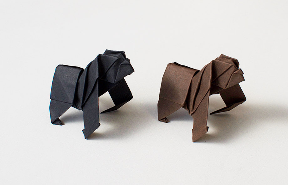 Premium Paper Origami Apes