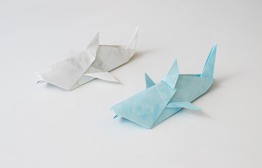 Premium Paper Origami Sharks