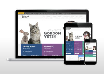 Complete revamp for Gordon Vets website design